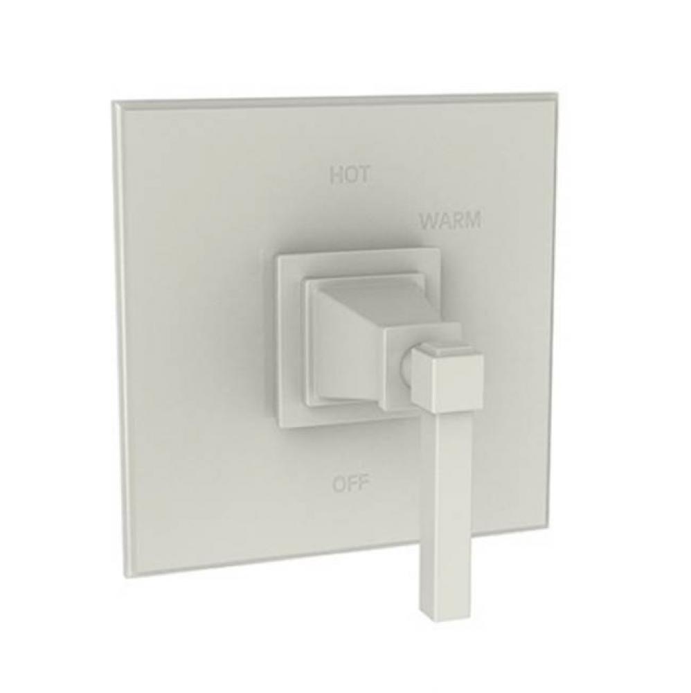 Balanced Pressure Shower Trim Plate with Handle. Less showerhead, arm and flange.