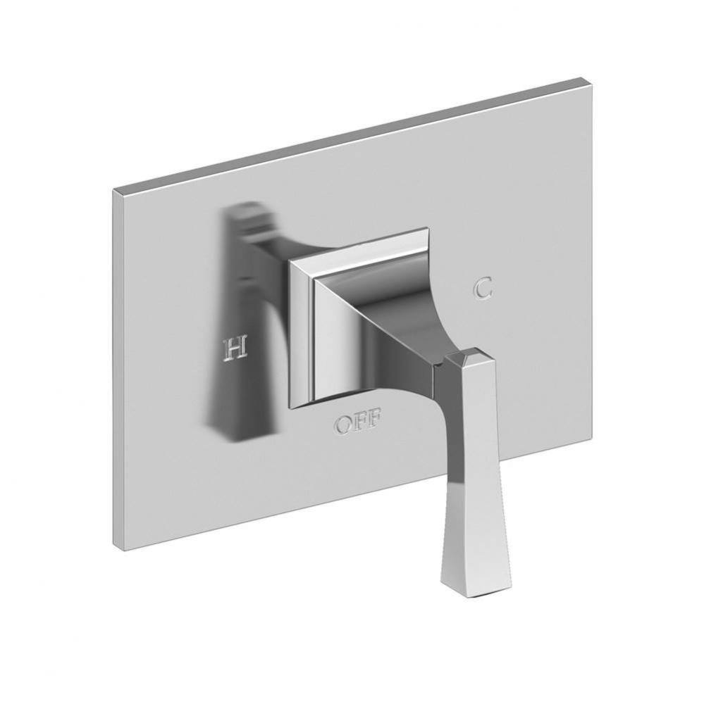 Joffrey Balanced Pressure Shower Trim Plate with Handle. Less showerhead, arm and flange.