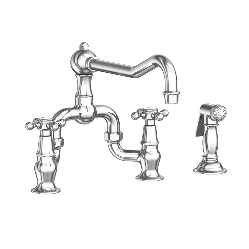Kitchen Bridge Faucet with Side Spray