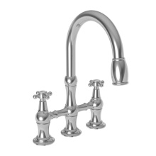 Newport Brass 1030-5462-26 - Chesterfield® Kitchen Bridge Pull-Down Faucet