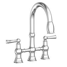 Newport Brass 2470-5463-26 - Jacobean Kitchen Bridge Pull-Down Faucet