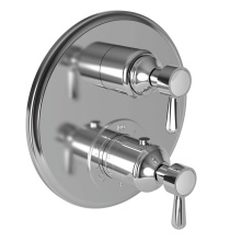 Newport Brass 3-1663TR-26 - Astaire 1/2'' Round Thermostatic Trim Plate with Handle