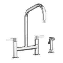 Newport Brass 3230-5413-26 - Kitchen Bridge Faucet with Side Spray