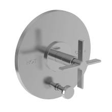 Newport Brass 5-3332BP-26 - Tolmin® Balanced Pressure Tub & Shower Diverter Plate with Handle. Less Showerhead, arm a