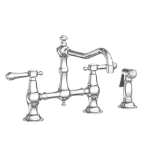Newport Brass 9462-26 - Chesterfield® Kitchen Bridge Faucet with Side Spray