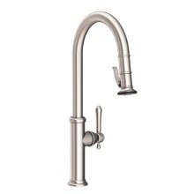 Newport Brass 1030-5173/15S - Chesterfield Pull-Down Kitchen Faucet - Trigger Spray Satin Nickel (PVD)