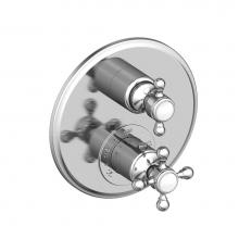 Newport Brass 3-923TR/26 - Astor 1/2'' Round Thermostatic Trim Plate with Handle