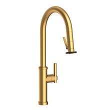Newport Brass 3180-5173/10 - Seager Pull-Down Kitchen Faucet - Trigger Spray Satin Bronze (PVD)