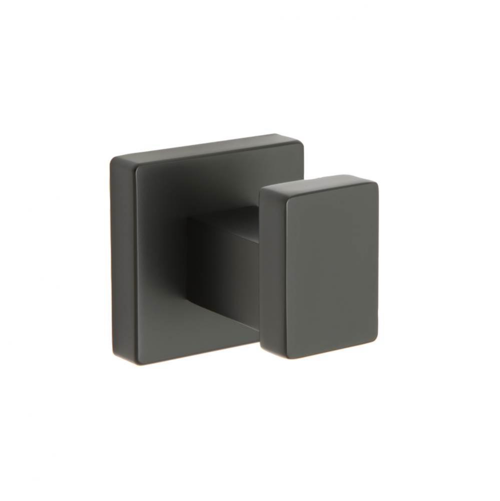 Razo Robe Hook In Pvd Satin Matte Black Finish