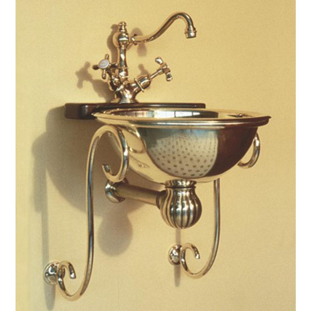 ''Arabesque'' Art Nouveau Set in Weathered Brass