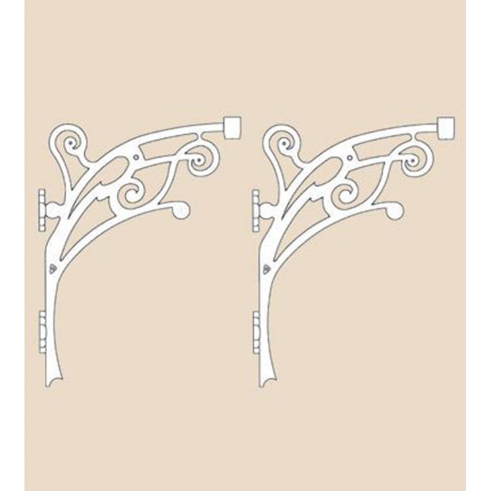 Decorative Brackets in White
