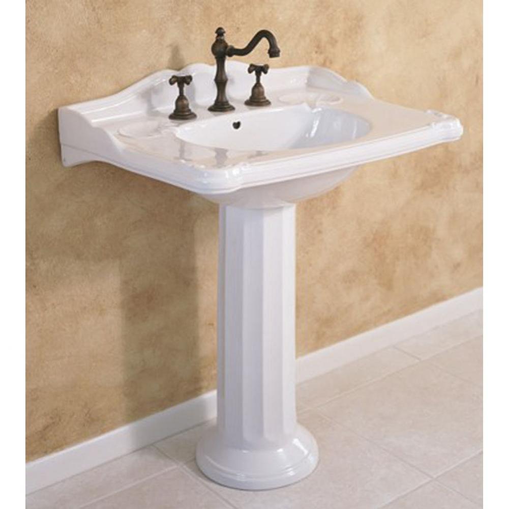 ''Charleston''/''Charles'' Pedestal Only in White