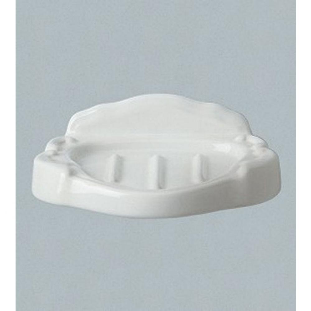 ''Charleston'' Soap Dish in White