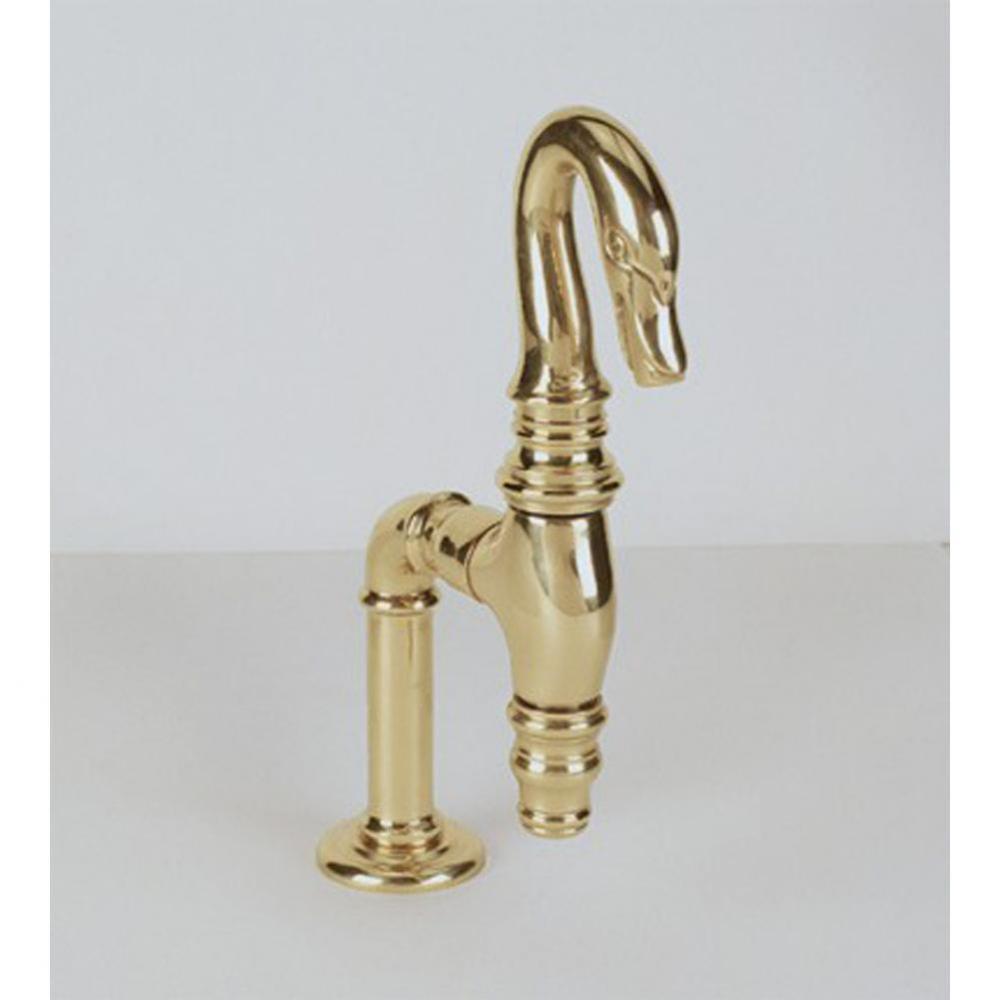 ''Col Vert'' Tap Deck Mounted in Polished Brass