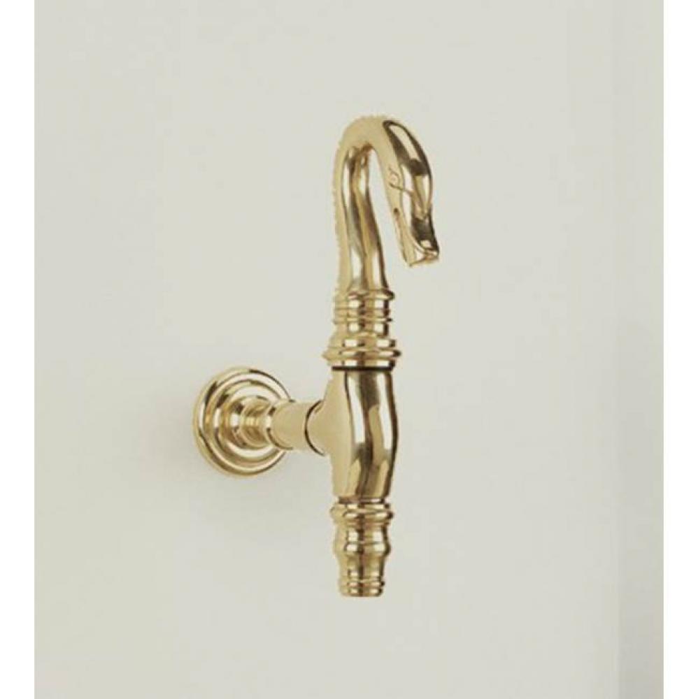''Col Vert'' Tap Wall Mounted in Weathered Brass