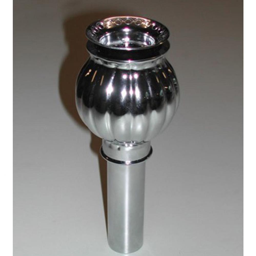 ''Tulip'' Drain in French Weathered Brass