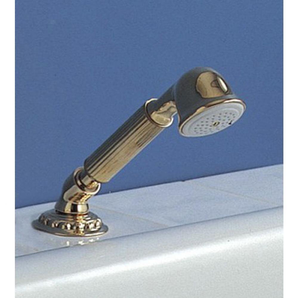''Pompadour'' Personal Hand Shower in Weathered Brass