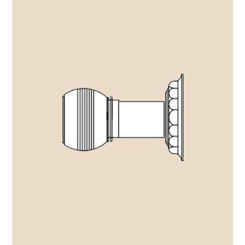 ''Pompadour'' Adjustable Wall Body Spray in French Weathered Brass