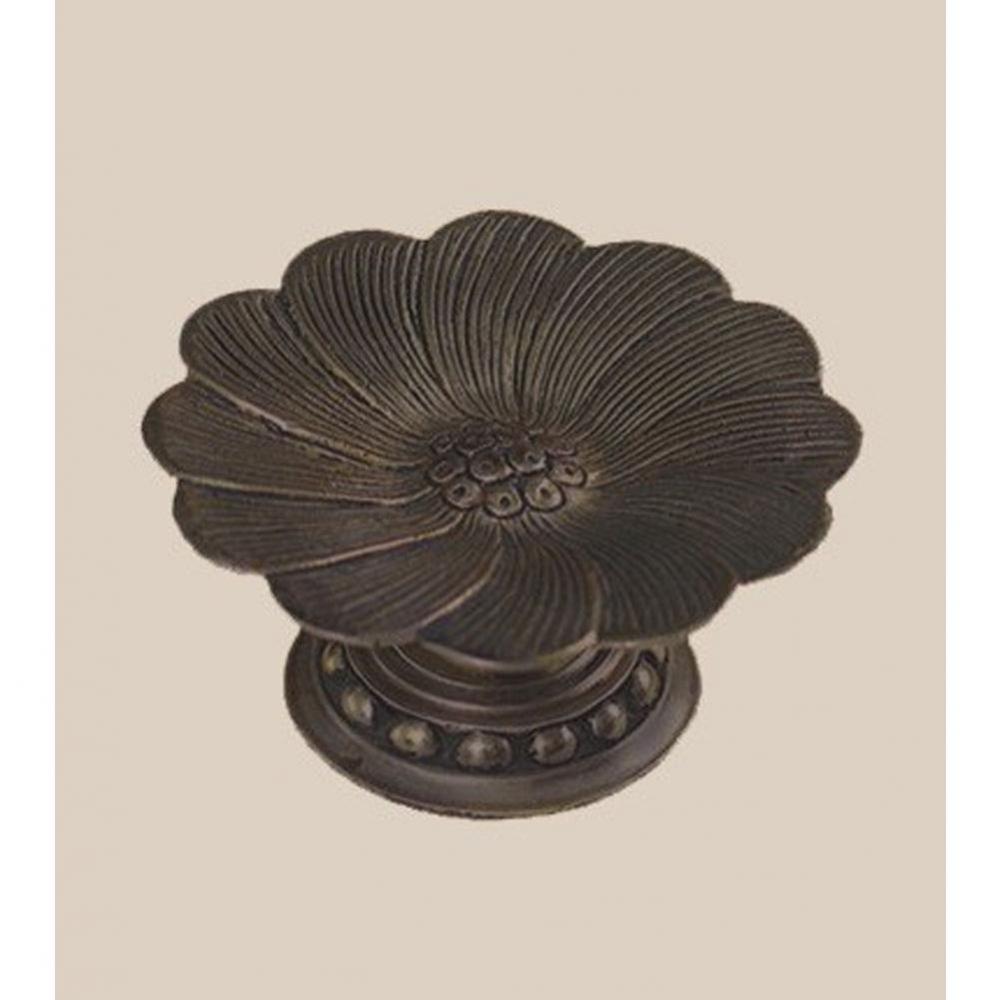 ''Pompadour'' Free Standing Soap Dish in Weathered Brass