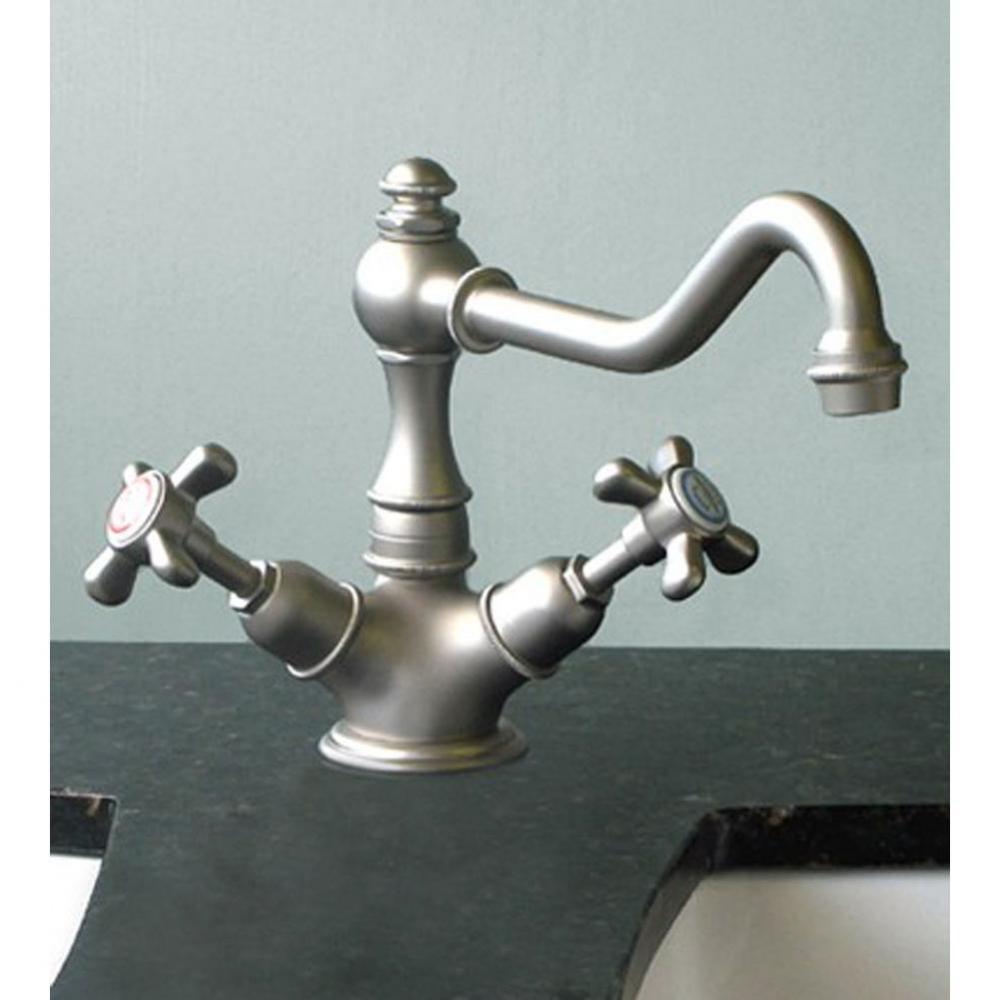 ''Royale'' Single-Hole Kitchen Mixer in Polished Nickel