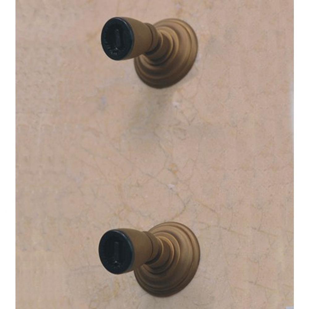 ''Royale'' Adjustable Wall Body Spray in Weathered Brass