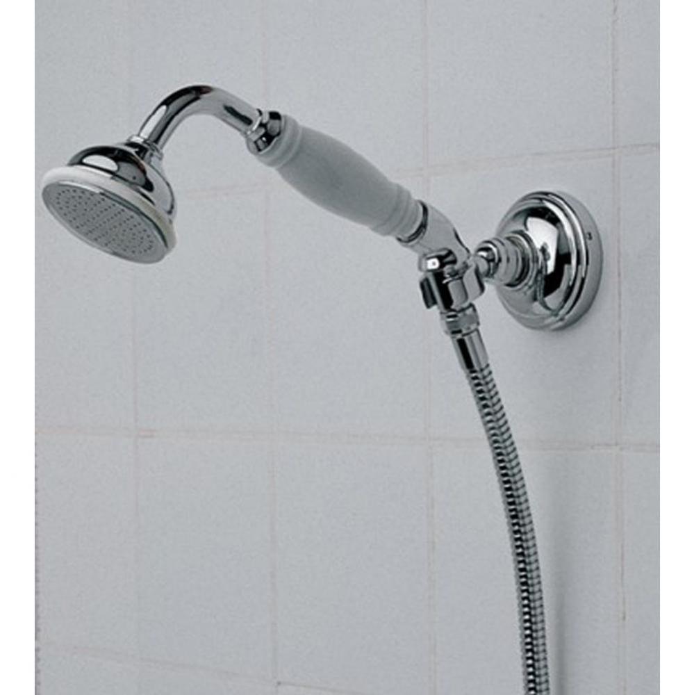 ''Royale'' Hand Shower Holder in Polished Brass
