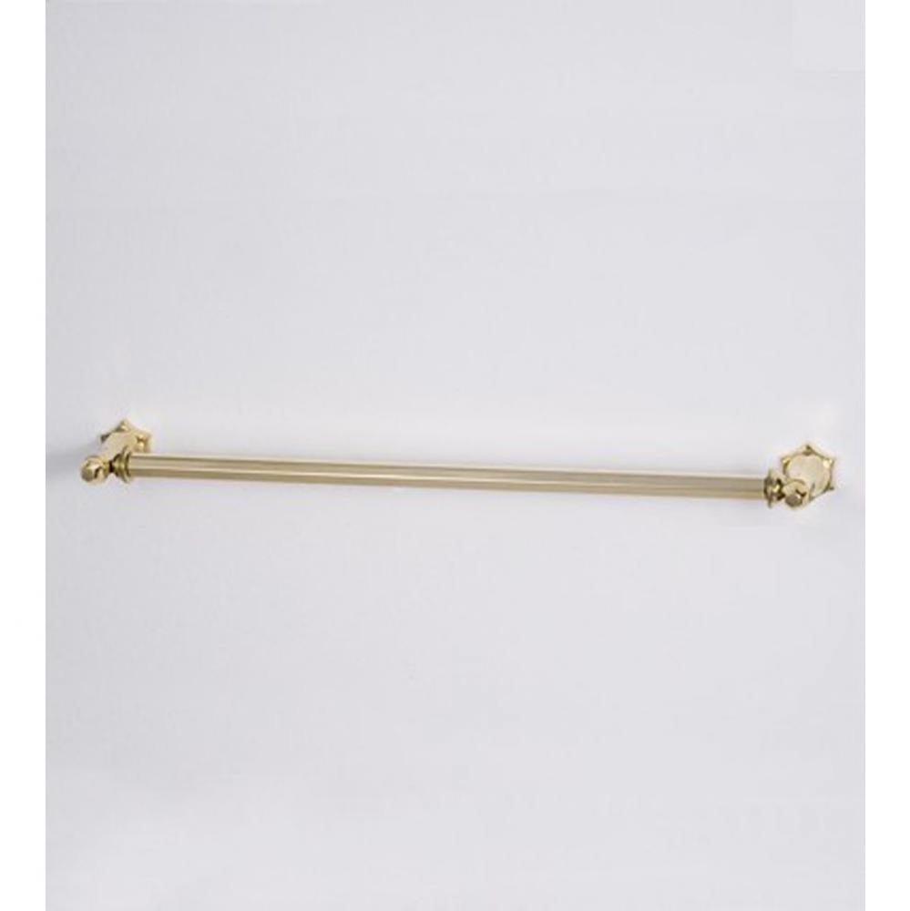 ''Monarque'' Towel Bar in Polished Brass, 24''