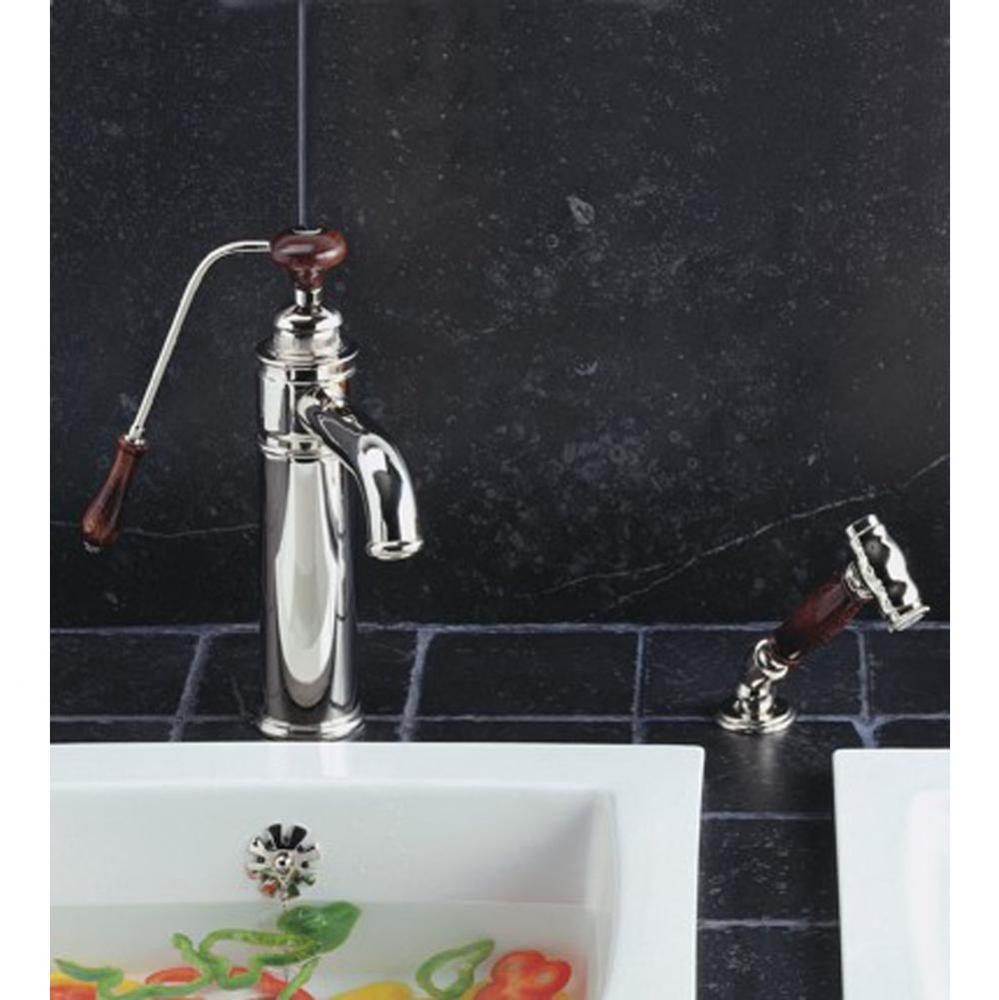 ''Estelle'' Single Lever Mixer with Ceramic Disc Cartridge and Handspray in Wo