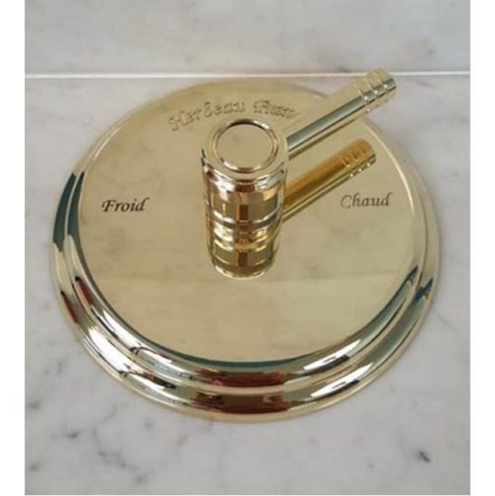 ''Lille'' 1/2'' Pressure Balance Valve Trim Only in Weathered Brass