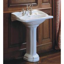 Herbeau 0320203 - ''Empire'' Washbasin Only in White, 3 Hole