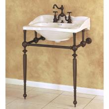Herbeau 032270 - ''Empire'' Metal Washstand Only in Weathered Brass