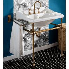 Herbeau 032347 - ''Empire''/''Art Deco'' Metal Washstand Only in French Wea