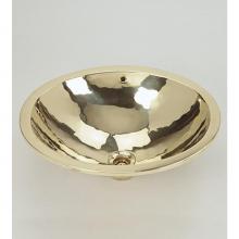 Herbeau 041058 - ''Loire'' Hammered Oval Bowl in Polished Copper