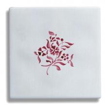 Herbeau 090305 - ''Duchesse'' Small Central Pattern Tile in Sceau Rose