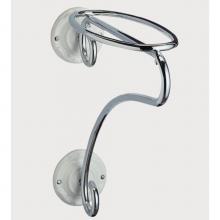 Herbeau 11301155 - ''Charleston'' Art Nouveau Towel Holder Bar in Rouen Marly, Polished Brass