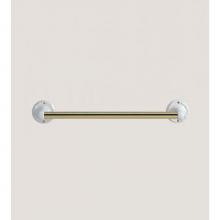 Herbeau 11322055 - ''Charleston'' 24'' Towel Bar in White, Polished Brass