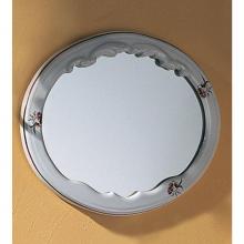 Herbeau 120720 - Oval Mirror in White