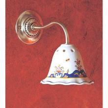 Herbeau 12212055 - Wall Light in White, Polished Brass
