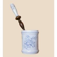 Herbeau 131320 - Toilet Brush Jug in White