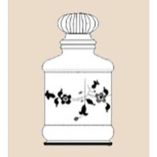 Herbeau 140520 - Flask #2 in White 3'' W x 5 1/4'' H