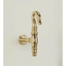 Herbeau 211570 - ''Col Vert'' Tap Wall Mounted in Weathered Brass