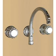 Herbeau 220770 - ''Pompadour'' Wall Mounted 3-Hole Set without Waste in Weathered Brass