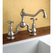 Herbeau 302270 - ''Royale'' 2-Hole Kitchen Mixer in Weathered Brass