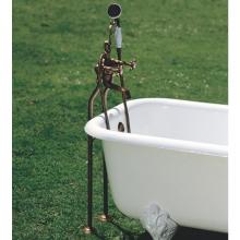 Herbeau 303070 - ''Royale'' Exposed Tub and Shower Mixer Deck Mounted in Weathered Brass