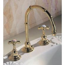Herbeau 320255 - ''Royale'' High Arc Lavatory Set in Polished Brass
