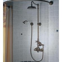 Herbeau 340270 - ''Royale'' Exposed Thermostatic Shower in Weathered Brass