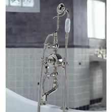 Herbeau 340555 - ''Royale'' Exposed Tub and Shower Thermostatic Mixer Deck Mounted in Polished