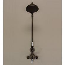 Herbeau 340670 - ''Royale'' Exposed Thermostatic Shower in Weathered Brass