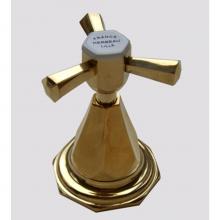 Herbeau 364570-T - ''Monarque'' 1/2 Wall Valve - Trim Only in Weathered Brass, -Trim Only