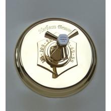 Herbeau 364955-T - ''Monarque'' 3/4'' Thermostatic Valve Trim Only in Polished Brass, -